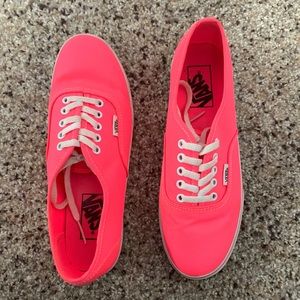 Neon Pink Vans